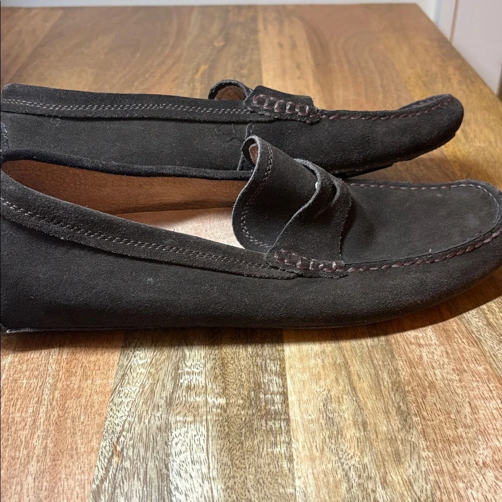 Banana Republic Brown Suede Loafer Driving Moc Size 9.5
